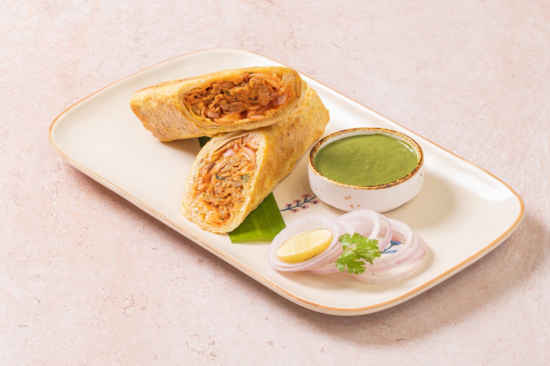 Raan Khurchan And Egg Kosha Roll (1)