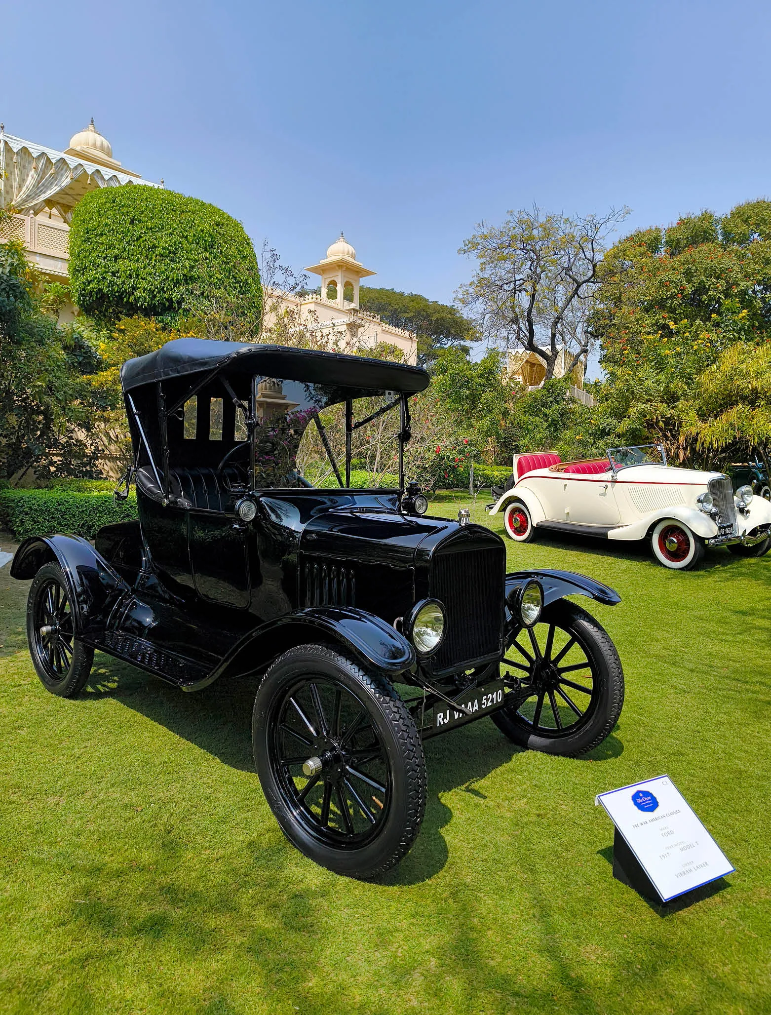 A Ford Model T, first introduced in 1908