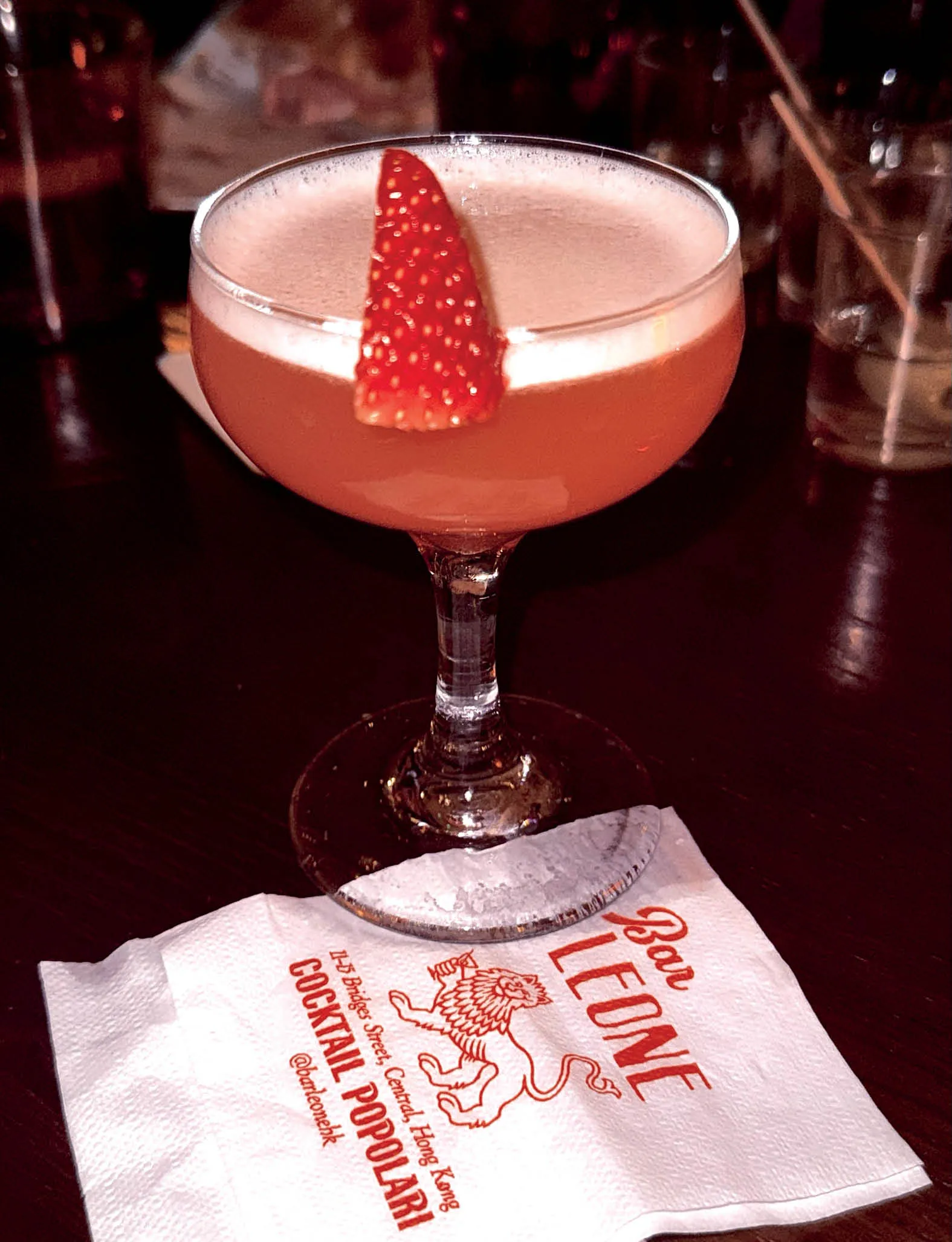 The seasonal Hattori Hanzo at Bar Leone