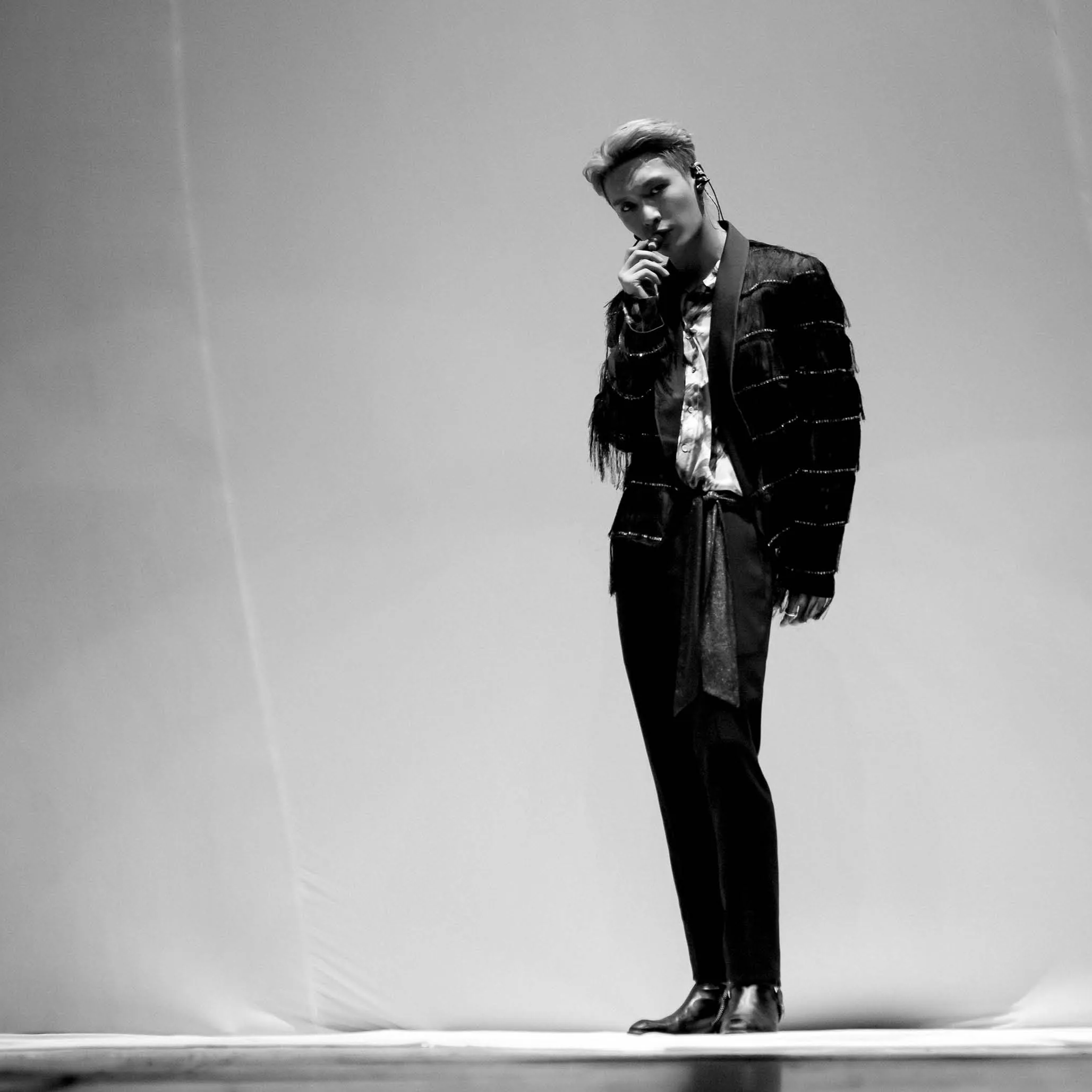 Lay Zhang performs in Beijing, China