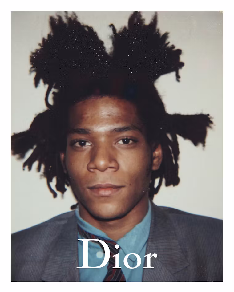 Basquiat photographed by Andy Warhol, 1982 