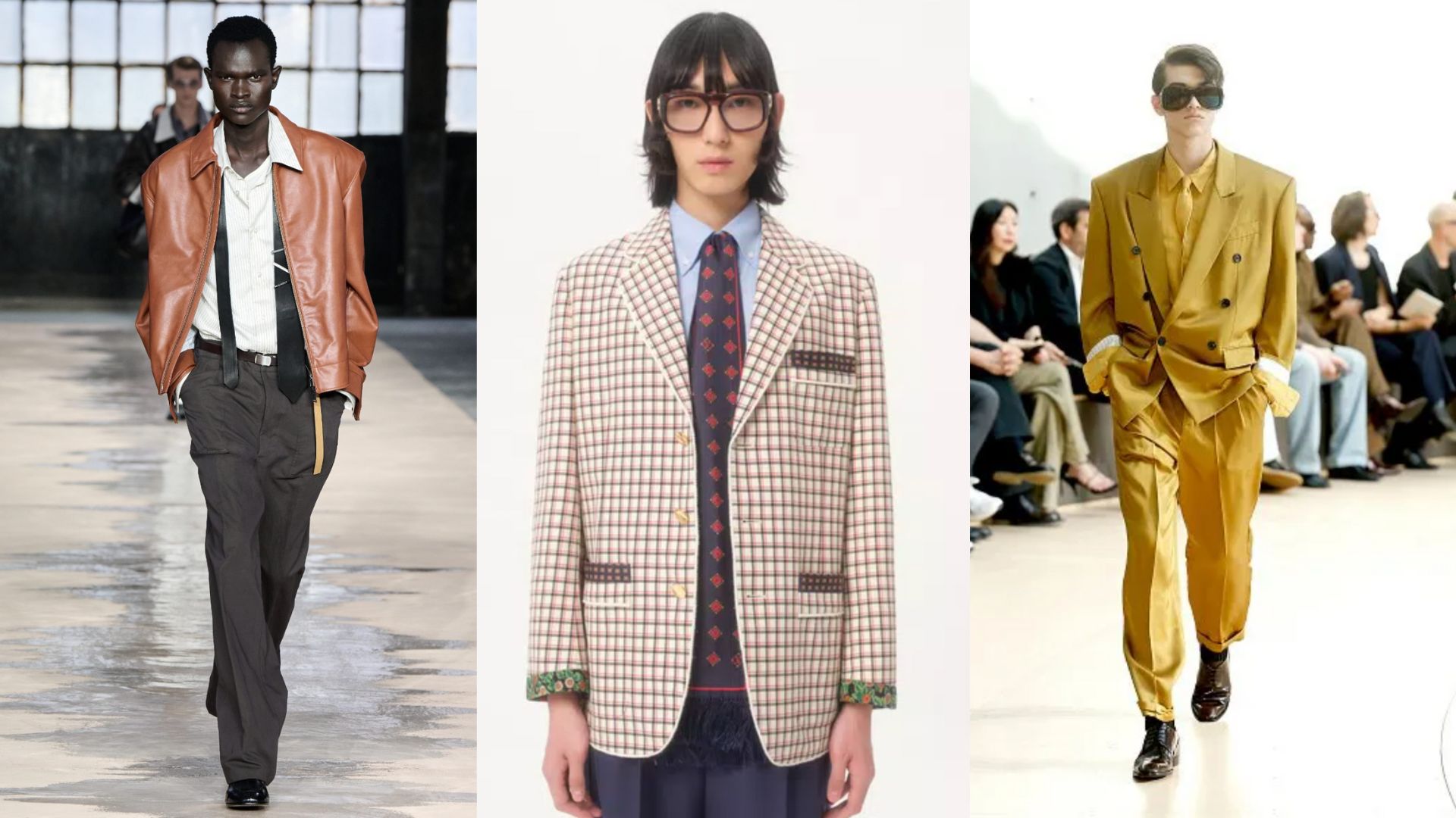 Boss undone tie, Valentino scarf tie and YSL Hidden tie