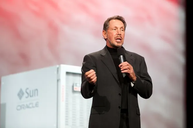 Larry Ellison Donal Trump