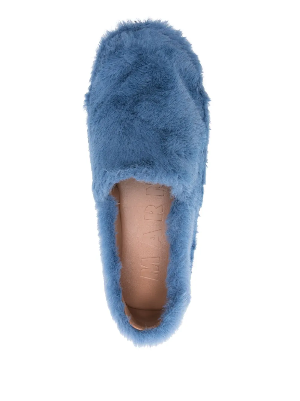 Faux-fur slippers