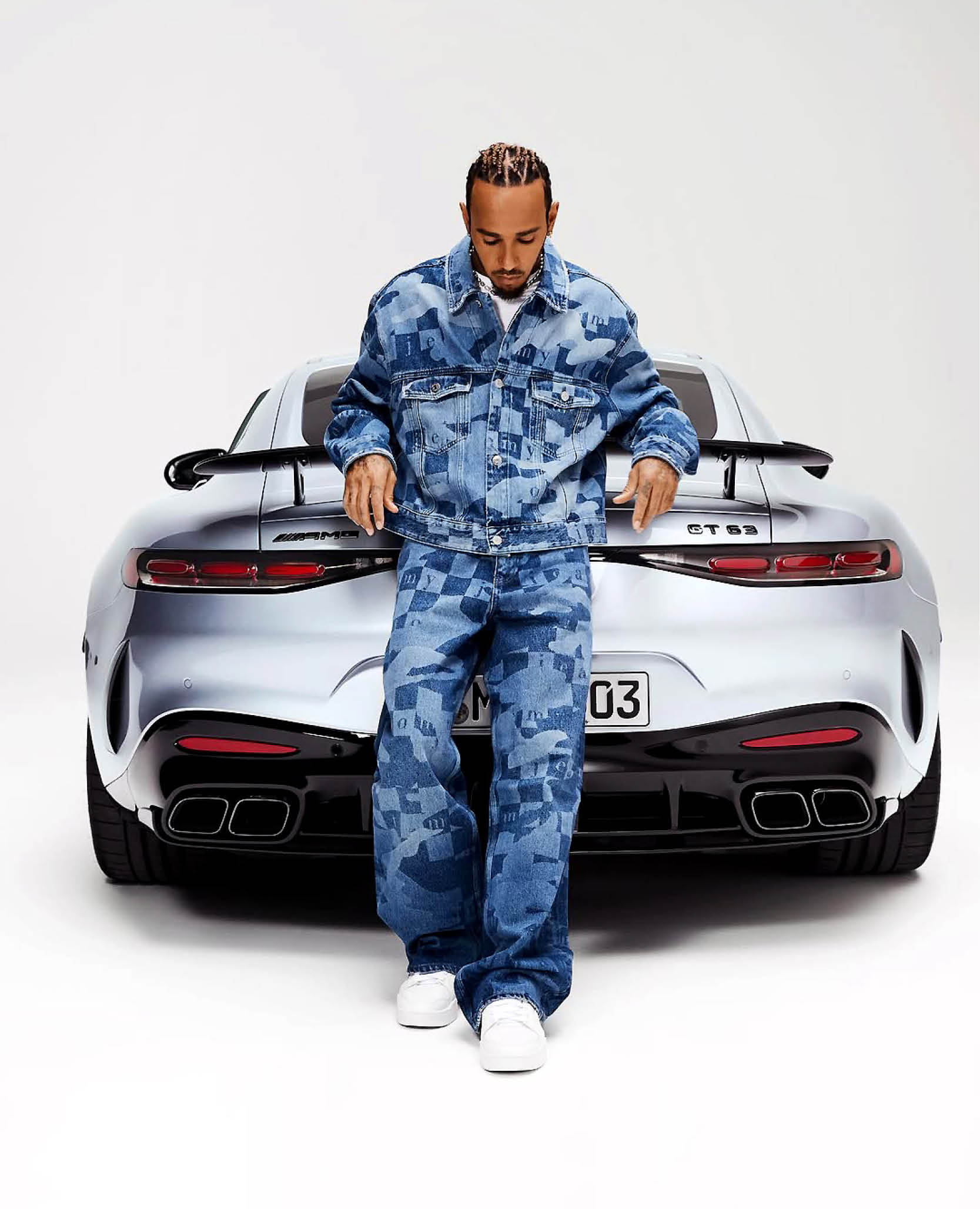 Lewis Hamilton Denim Jacket