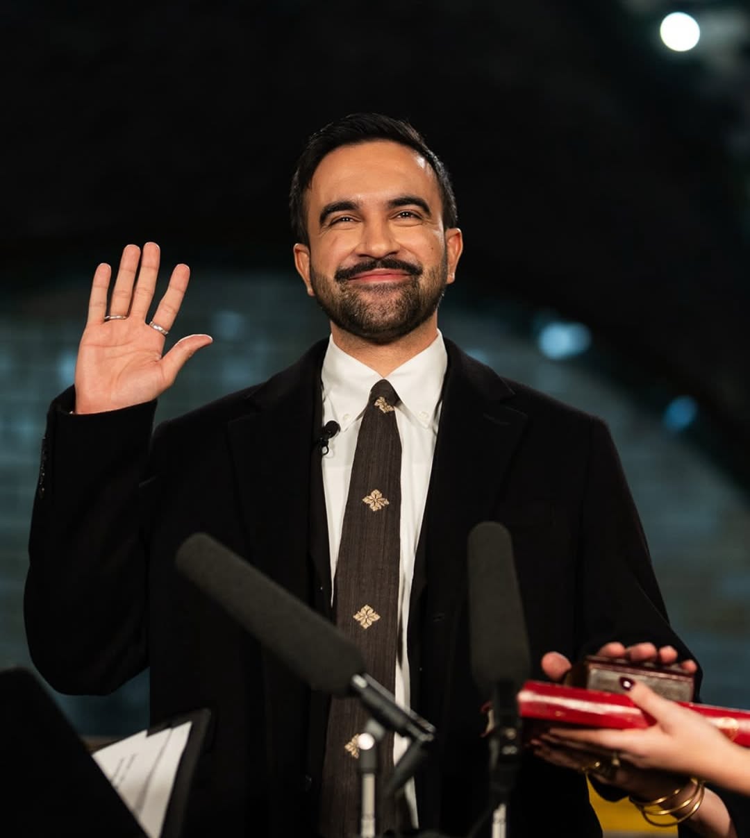 Zohran Mamdani Kartik Research Tie