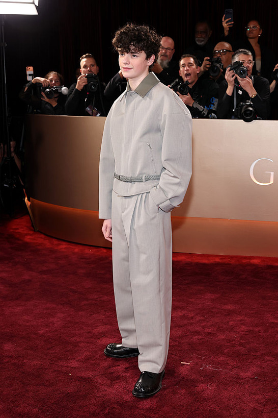 Owen Cooper at Golden Globes 2026 Red Carpet