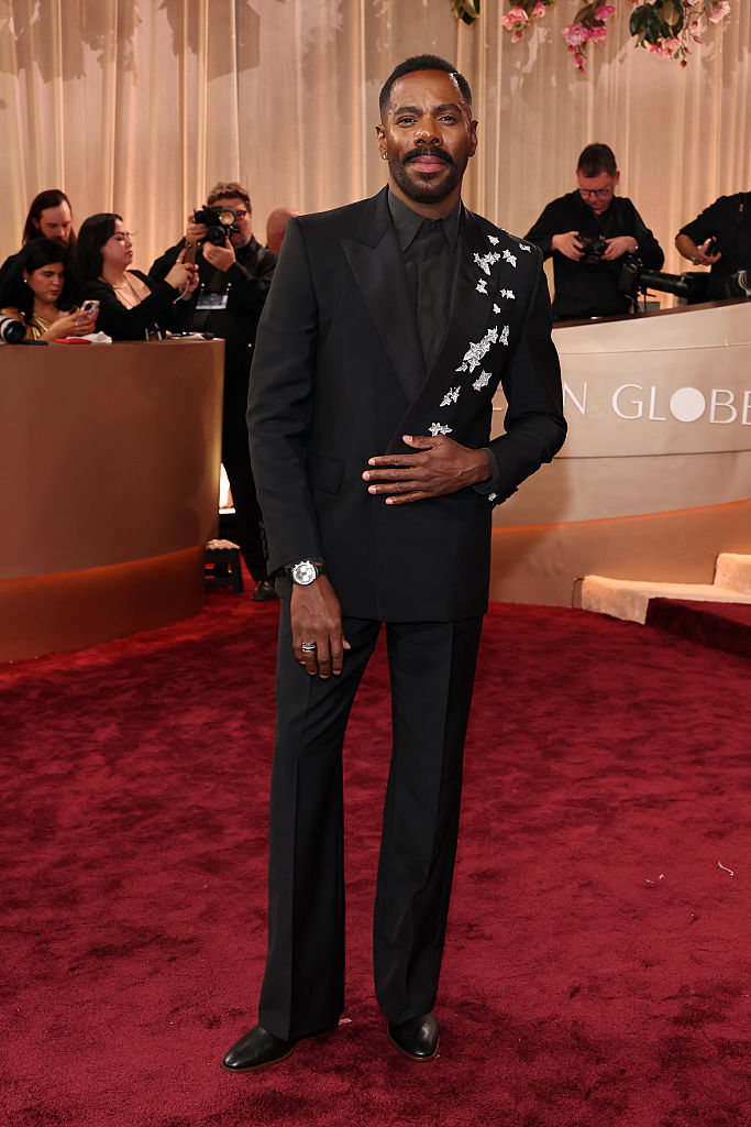 colman domingo  at Golden Globes 2026 Red Carpet