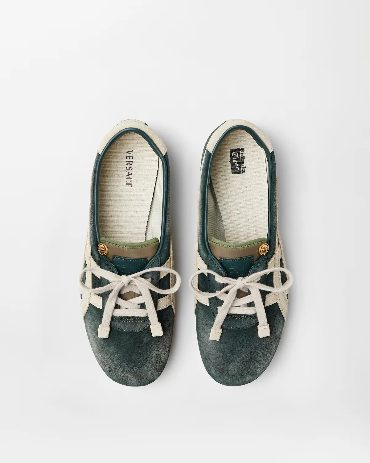 Onitsuka Tiger x Versace TAI-CHI Sakura Nappa Trainers Sneakers