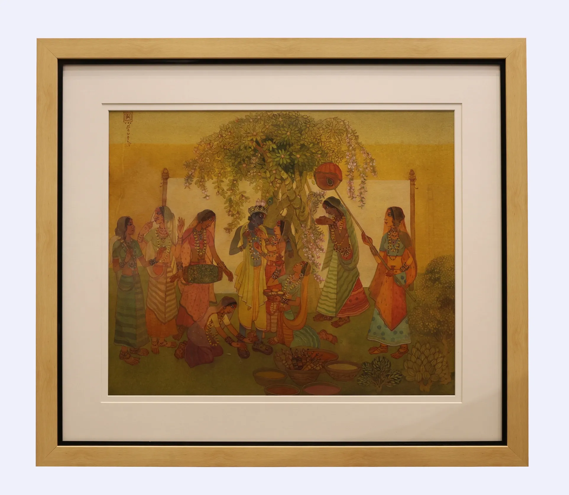 Copy of Stuti Laha Untitled Wash on cloth 22 x 27