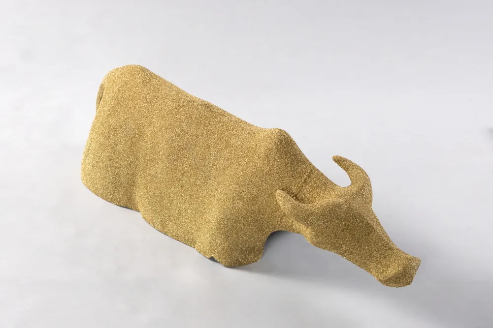 FIBRE RESIN WITH BRONZE DUST 36” X 12” X 10”