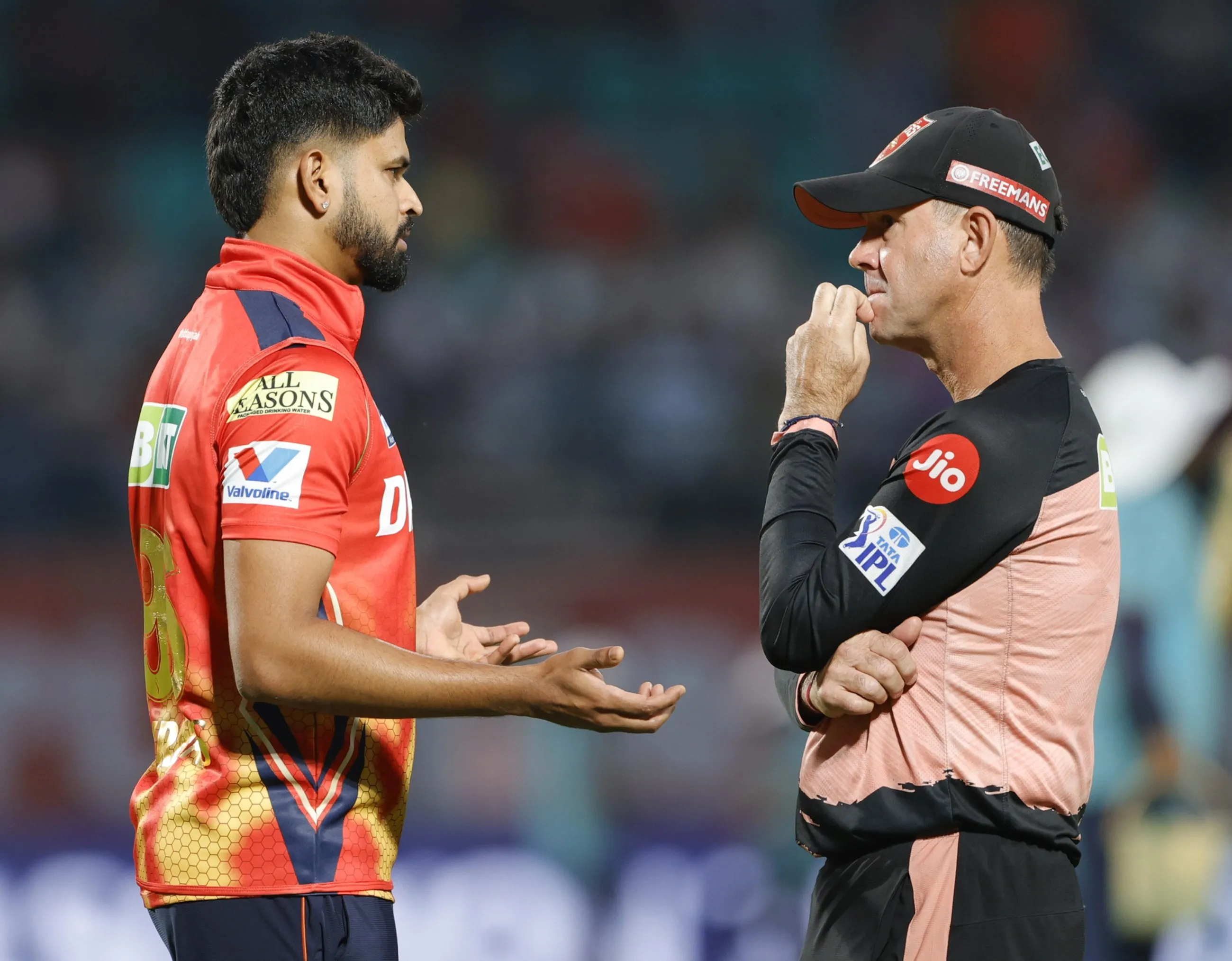 Shreyas Iyer and Ricky Ponting