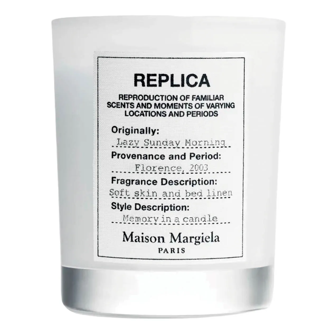 Maison Margiela Replica Lazy Sunday Morning Candle