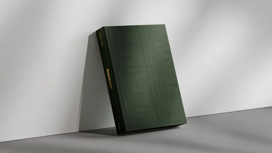 Raceday_greyscale mockup 1