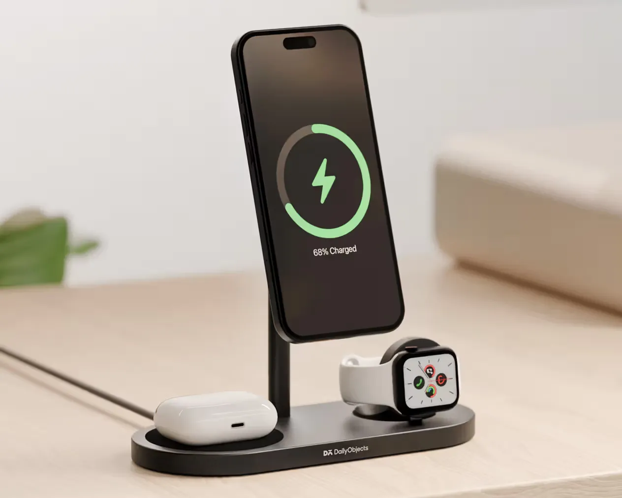 DailyObjects SURGE 3-in-1 Wireless Charger
