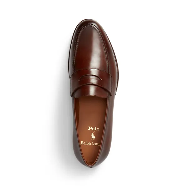 Ralph Lauren Maestra Calfskin Penny Loafer